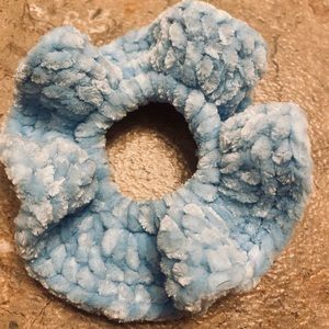 Hand Crocheted Velvet Scrunchie